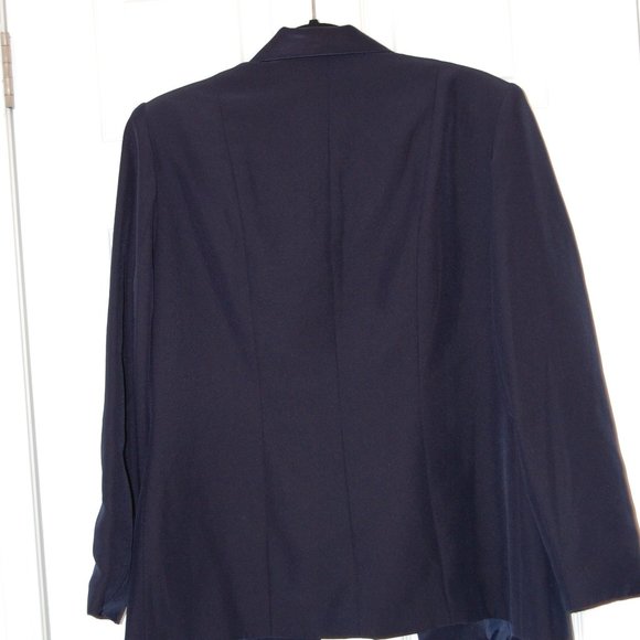 ST. ANTHONY Women's Midnight Blue Elegant  Dressy Jacket W/ Sequin Decor Size 12 - Picture 7 of 11